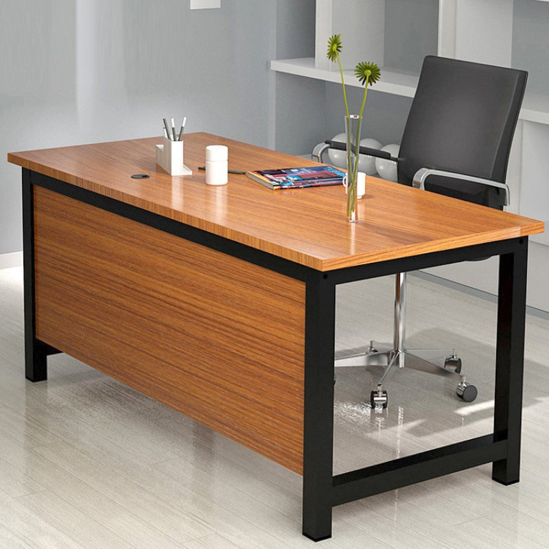 简约职员办公桌家用书桌创意台式电脑桌商用主管会议桌