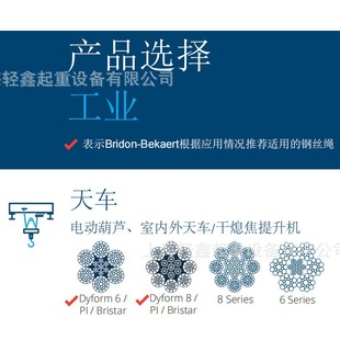 镀锌 BRIDON D14mm 布顿钢丝绳 起重机钢丝绳