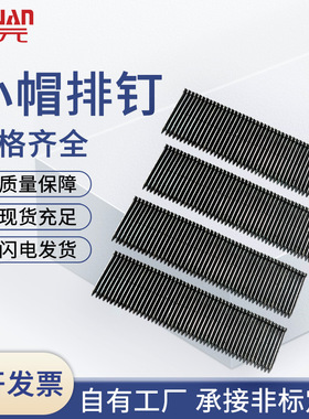 小帽排钉FST黑排钉踢脚线无头小黑钉20/25/30/35厂家供应包邮