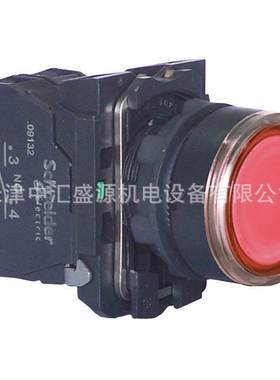 XB5AW34B2C塑料平头带灯按钮ZB5AW343C+ZB5AW0B42C带灯按钮