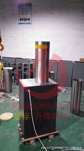 别墅住宅区防冲撞升降地桩 拦车控制设备 219直径自动升降地桩