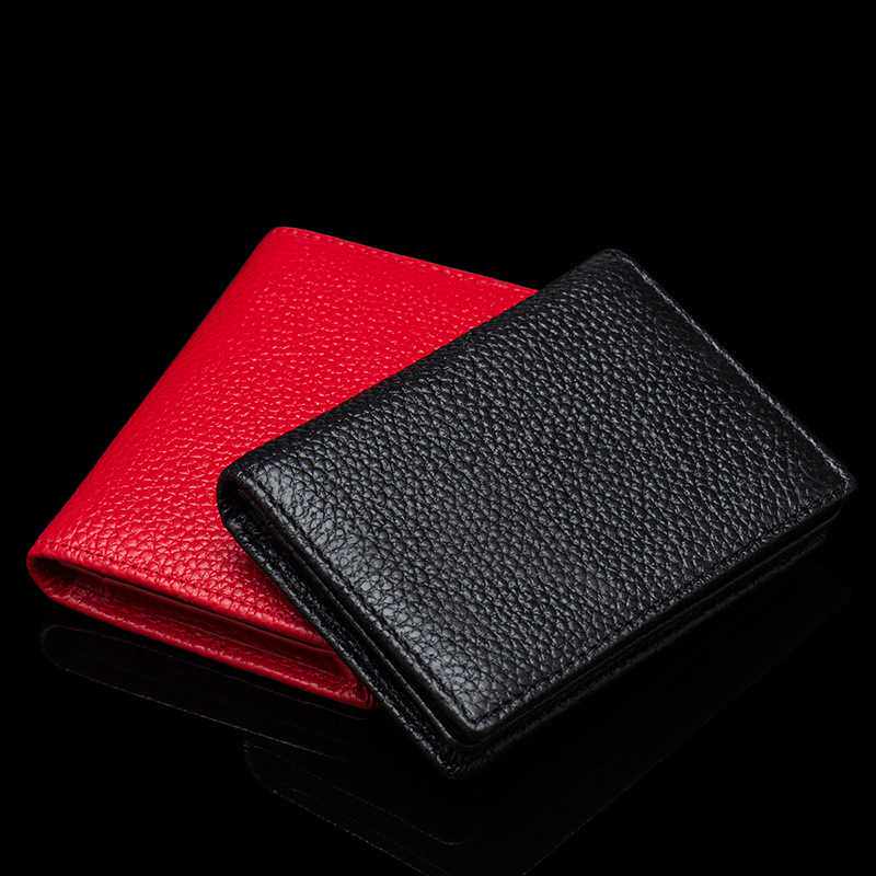 皮质名片夹男士商务卡名片包女式大容量信用卡名片盒便携小名片夹