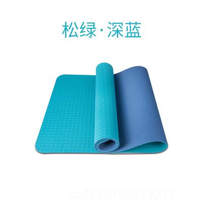 新款Bodhi防滑家瑜专珈垫TPE柔软贴地用静音减震无味业愈加地垫健