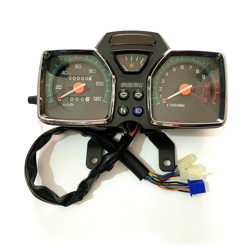 适用新款铃木王07款GS125机车配件QS125-B仪表里程表转速公里表