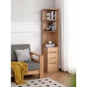 工厂直销全实木角书柜红橡木角书柜储物柜储物架角书柜抽屉柜