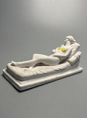 复古罗马艺术高级小众家居客厅装饰浮雕石膏像雕塑个性桌面小摆件