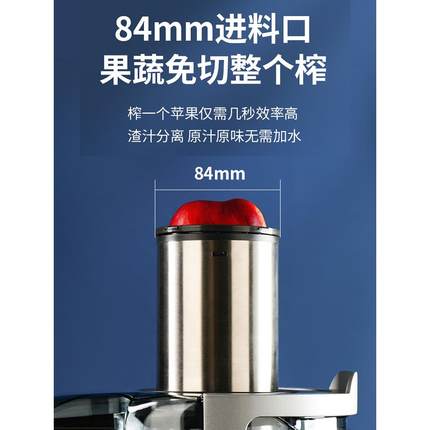 甘蔗家用分离全自动果汁机渣炸商用渣汁西芹大口径榨汁机汁水果汁