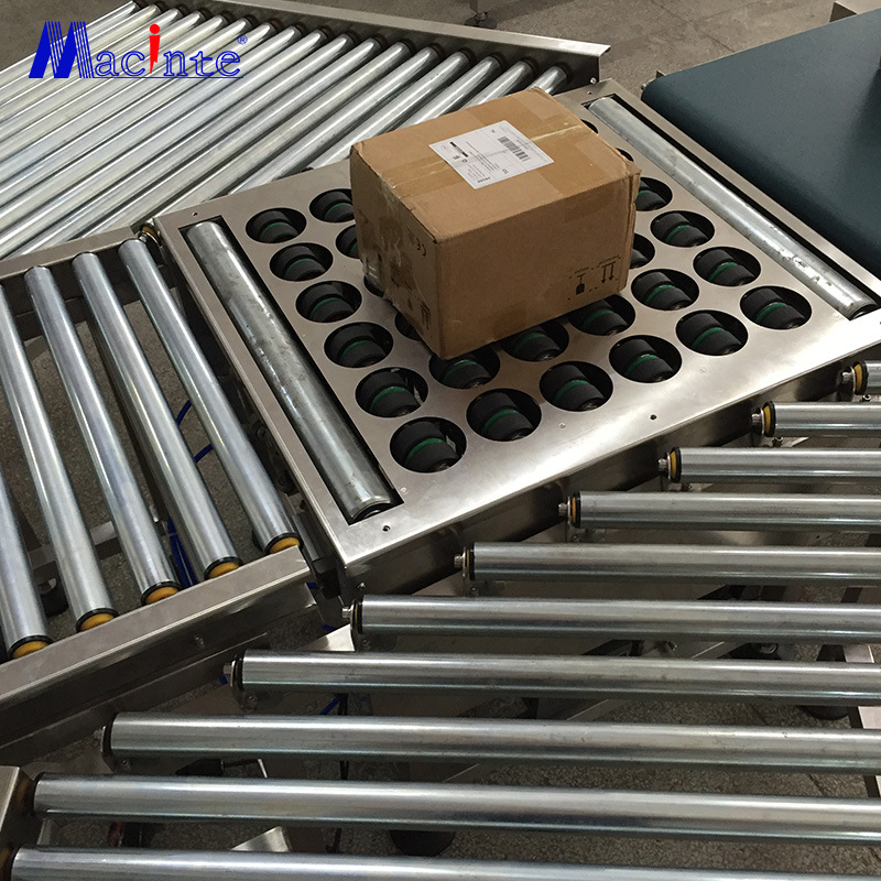 高速快递斜轮分选机滚筒自动称重45度滚筒大件摆轮分拣机扫码厂家