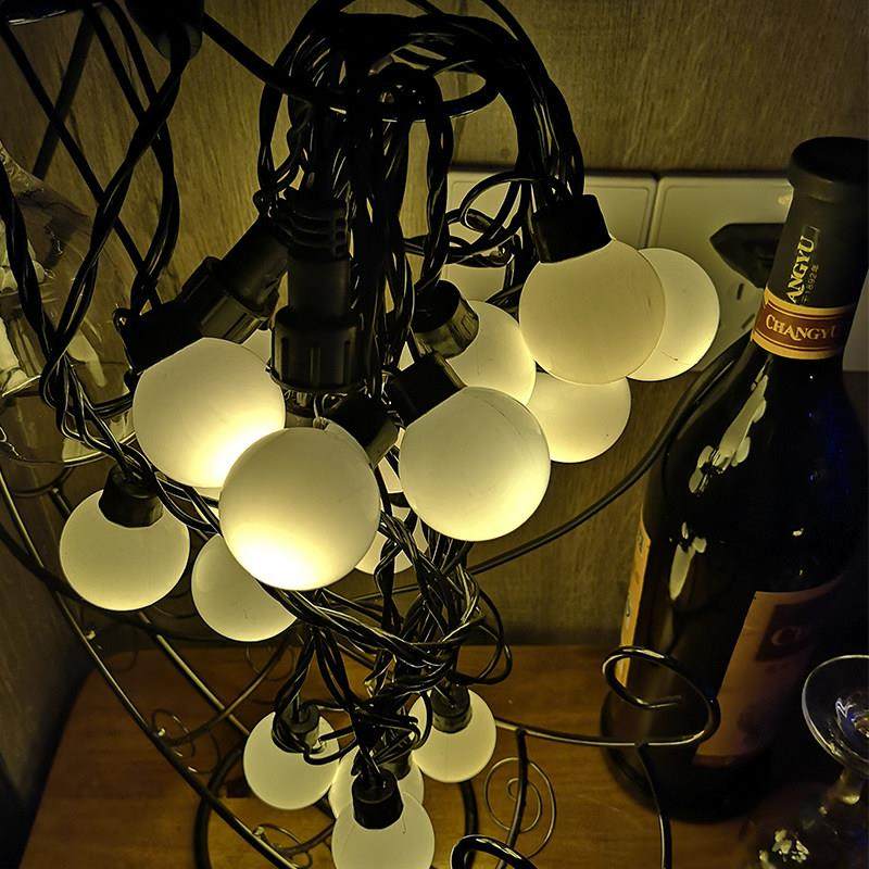 led彩灯灯串圆球灯串户外防水摆摊气氛灯阳台帐篷婚庆天幕装饰灯,节庆用品/礼品,装饰灯,淘宝优惠券,粉丝福利购,淘宝优惠卷