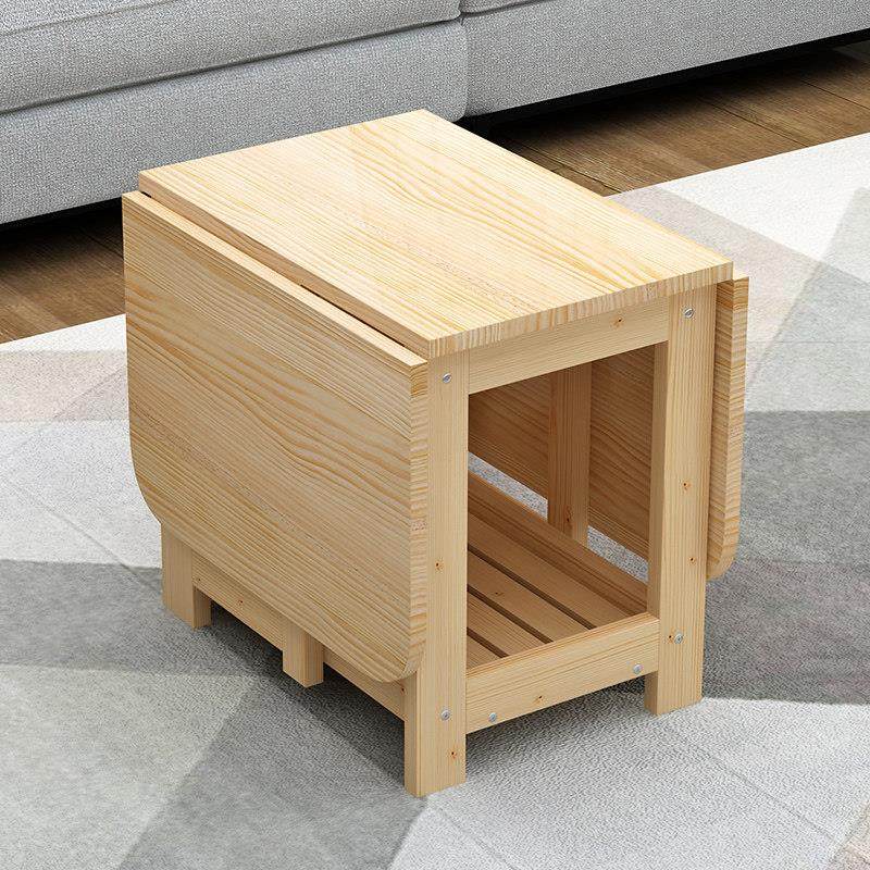 折叠茶几全实木餐桌两用小户型边几简约茶桌可移动伸缩方几矮桌,住宅家具,茶几,淘宝优惠券,粉丝福利购,淘宝优惠卷