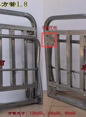 特厚折叠平板车推货车小拉货手推车搬运车拖车家用便携小拉车承重