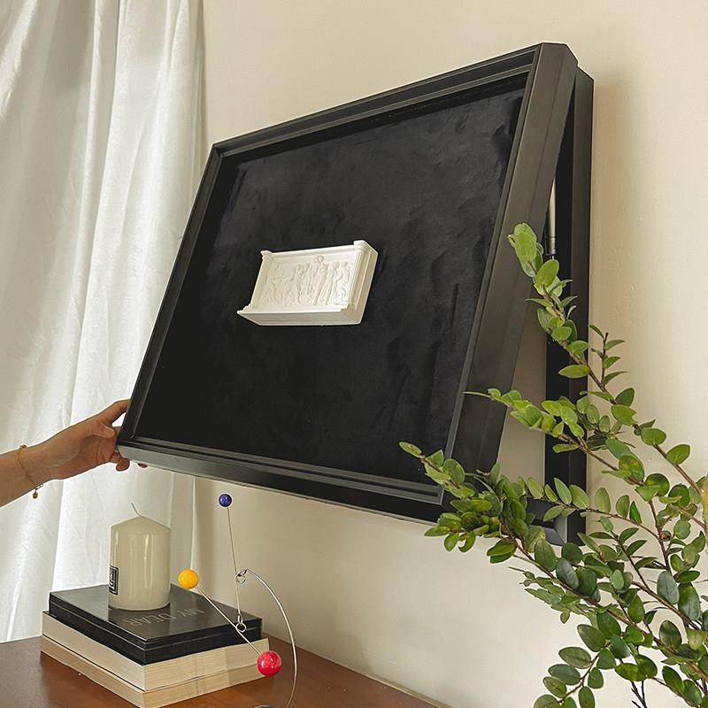 石膏丝绒电表箱 中古风弱电箱浮雕壁画法式客厅遮挡开关盒挂画,家居饰品,电表箱装饰画,淘宝优惠券,粉丝福利购,淘宝优惠卷