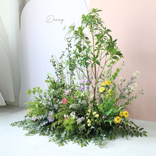 优选仿真花艺植物造景摆件室内庭院酒店餐厅角落园景绿植插花芦苇