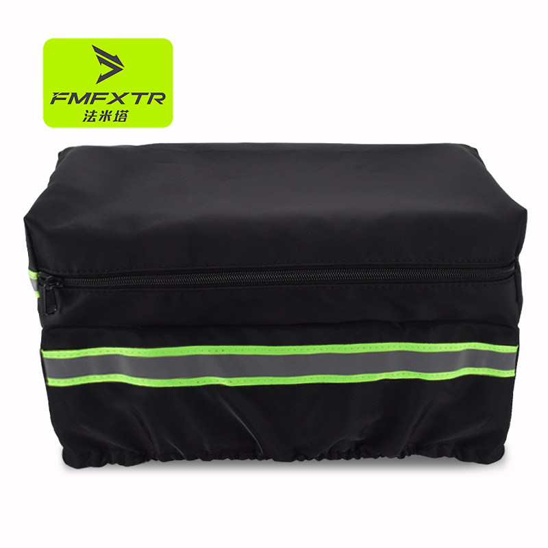 优选代驾车电池盒防水雨罩雨衣收纳双层电动自行车包后置锂电池防