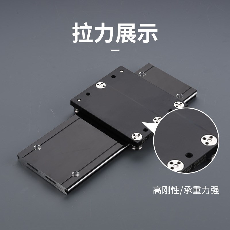OSG系列外置双轴心导轨铝合金高速传动上锁式滚珠排列导轨滑块