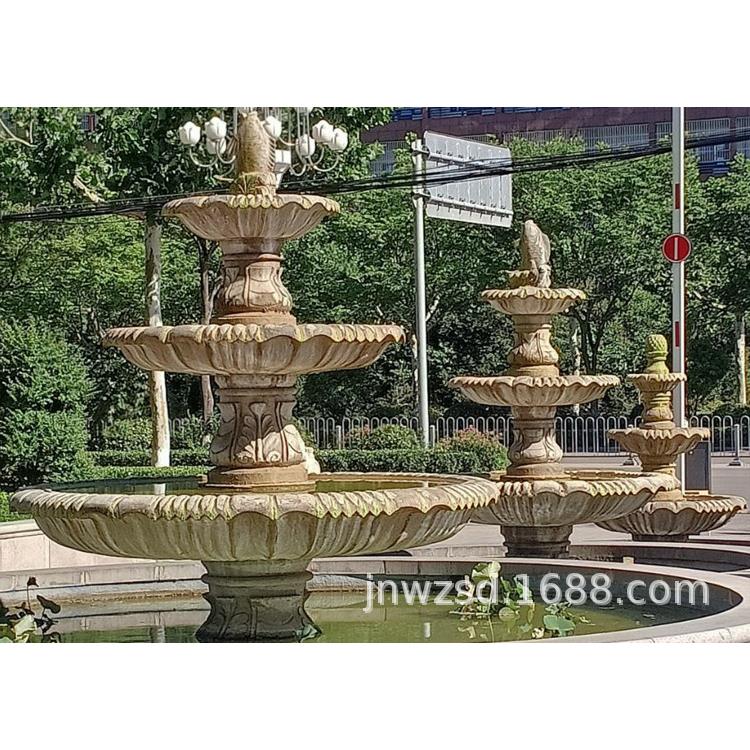 石刻校园草坪雕塑图片 景观绿地石雕设计制作 园林绿化造景石厂家