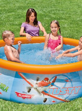 INTEX加厚超大成人戏水池 家庭儿童游泳池183*51CM碟形28102