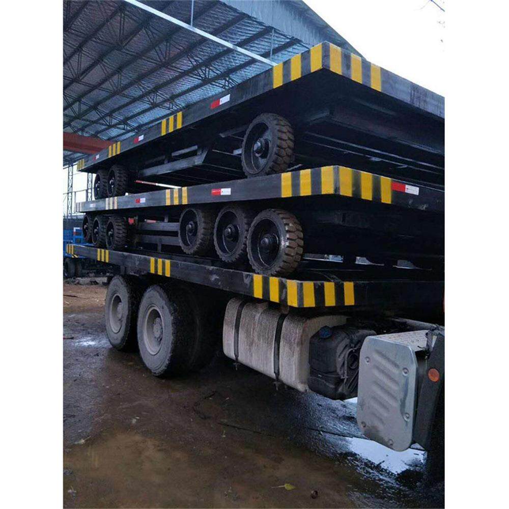 platform trailer可移动式仓库物料运输车 四轮转向远程工具车