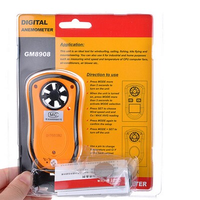 标智GM816A数字风速仪GM8908风速风温计风速传感器 Anemometer