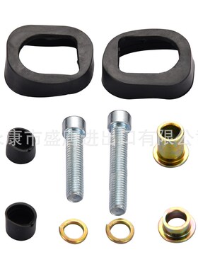 8毫米黑色侧面视镜带有转向信号的摩托车更换Gy6 50cc 80cc 125cc