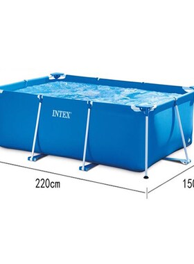 INTEX 28270儿童游泳池室内家用支架泳池戏水池加厚户外养鱼池pvc