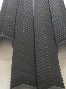 浙江凌平白色PVS柔性风琴防护罩 舞台防尘罩机床设备一字型防护罩