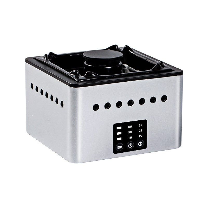 新款智能烟灰缸空气净化器时尚高级家用商用办公桌面负离子除烟味