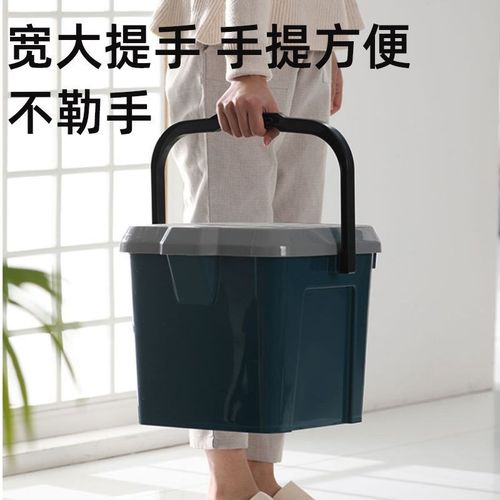 户外方形可坐钓鱼桶手提水桶带盖桶凳车载洗车储物桶活鱼桶钓鱼箱