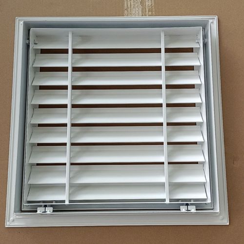 铝合金百叶风口地暖分水器遮挡罩检修口格栅风口暖气罩可定制