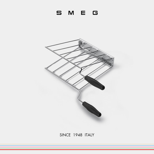 SMEG/斯麦格TSSR01适用于TSF01多士炉原厂正品配件两只装三明治夹