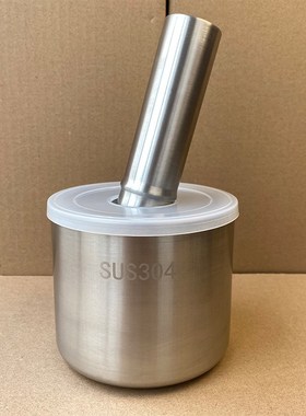 优选304不锈钢捣蒜器手动石臼子捣碎罐擂钵家用研磨器药盅舂钵蒜