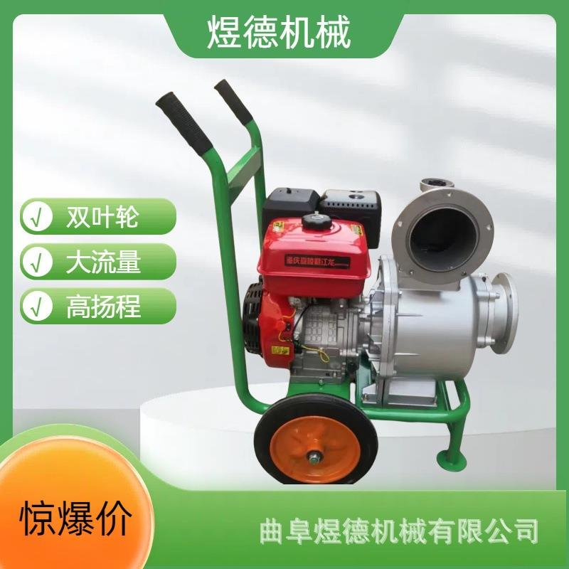 柴油水泵高扬程大流量抗旱浇地工业排水鱼塘倒水柴油离心泵