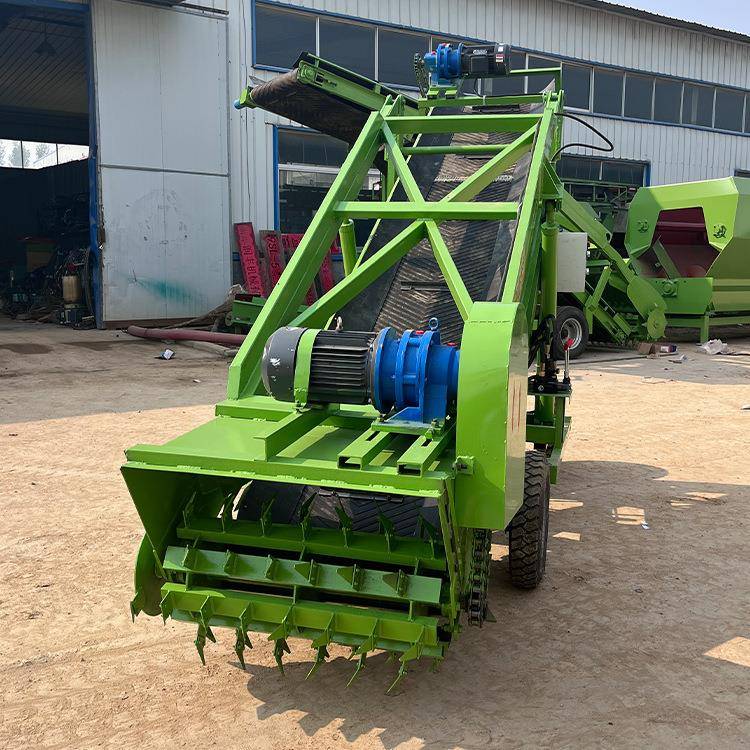牛羊草料池取料机电动横向移动小型扒草机青储坑升降5米抓草机