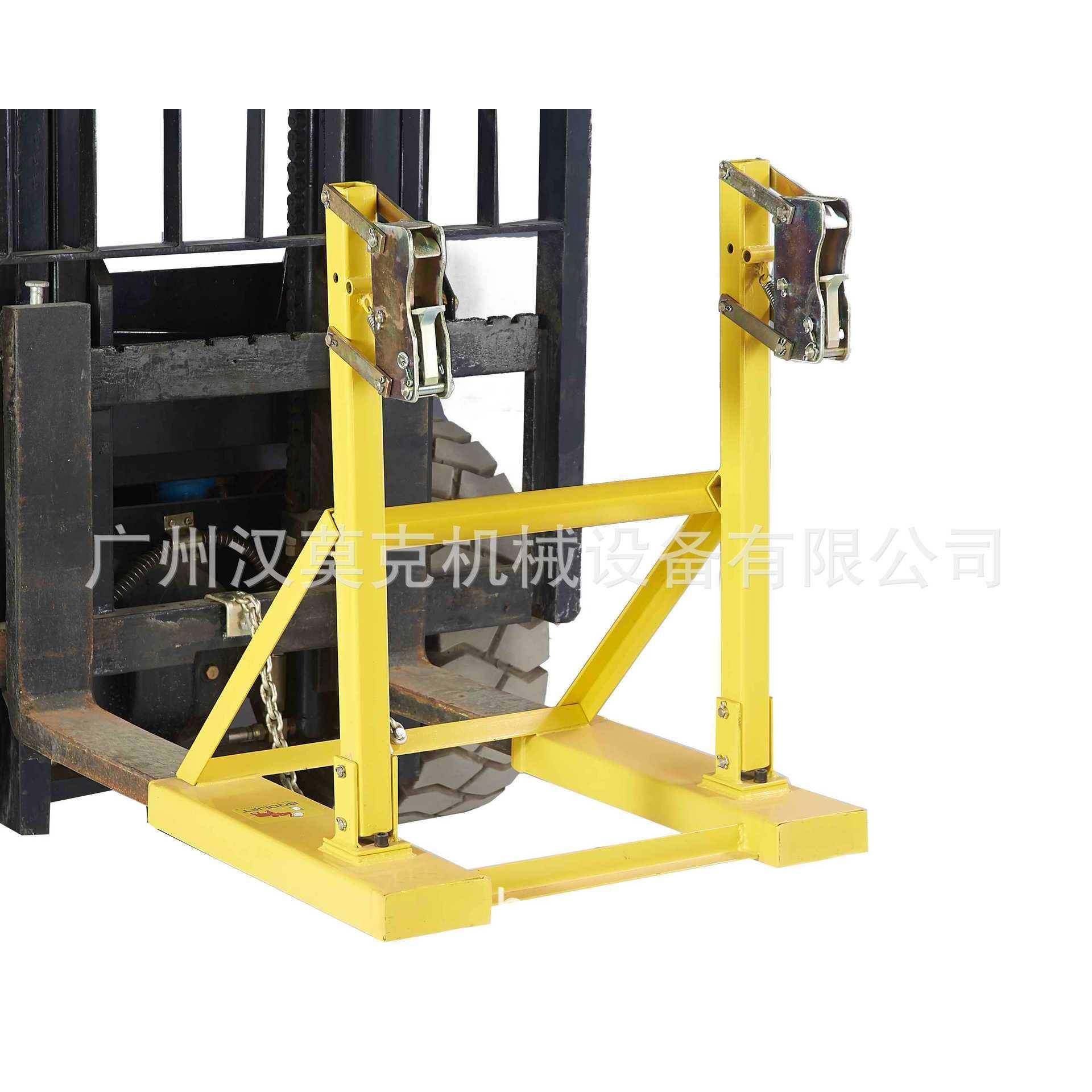 三水从化叉车厂家油桶夹具鹰嘴咬嘴设备双桶夹化工油桶搬运