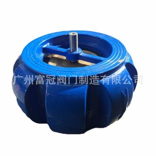 对夹式消声止回阀H71X-16Q泵房专用铸铁南瓜型消声止回阀DN40-250