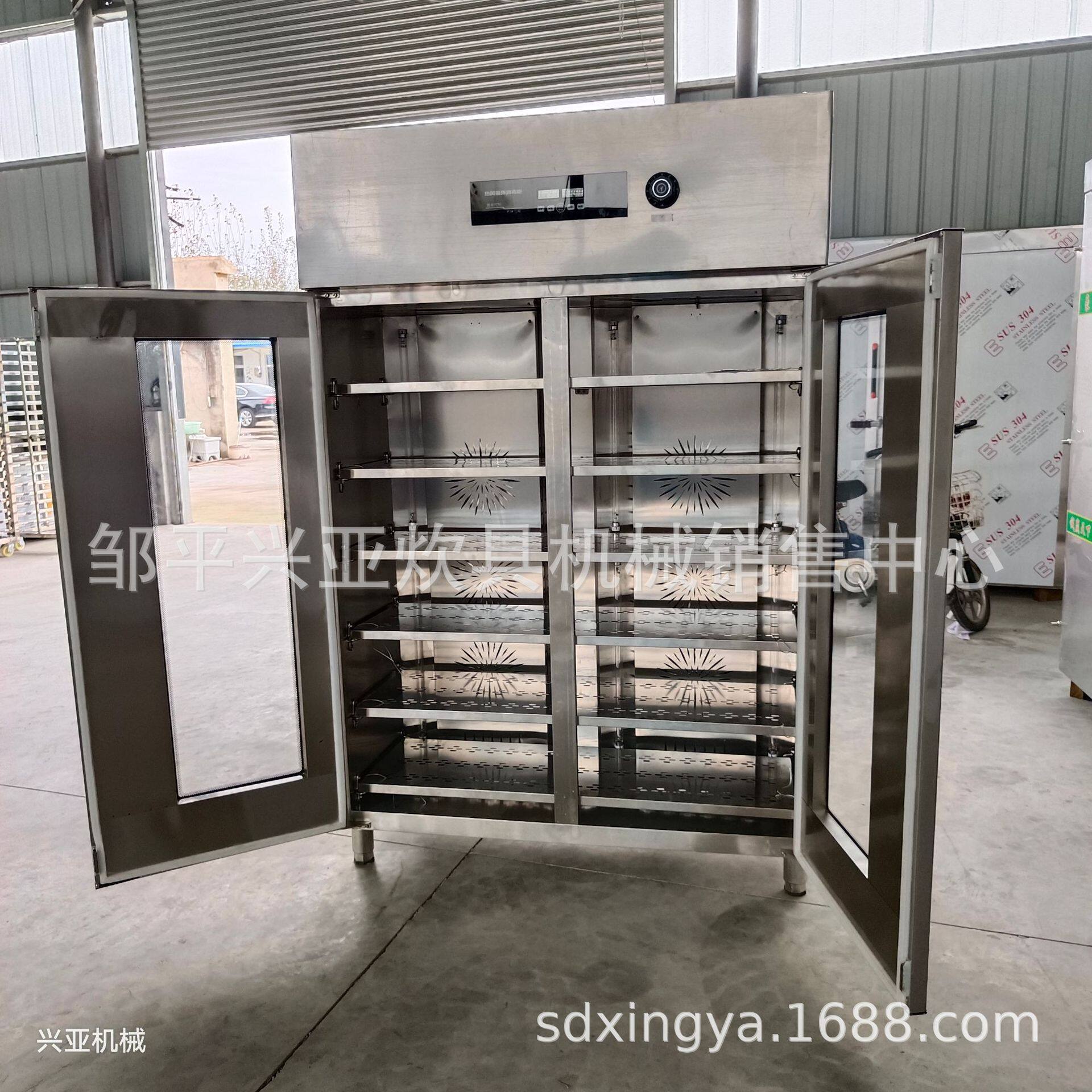 高温消毒柜 双门8盘  碗筷消毒柜  宴会 保温车