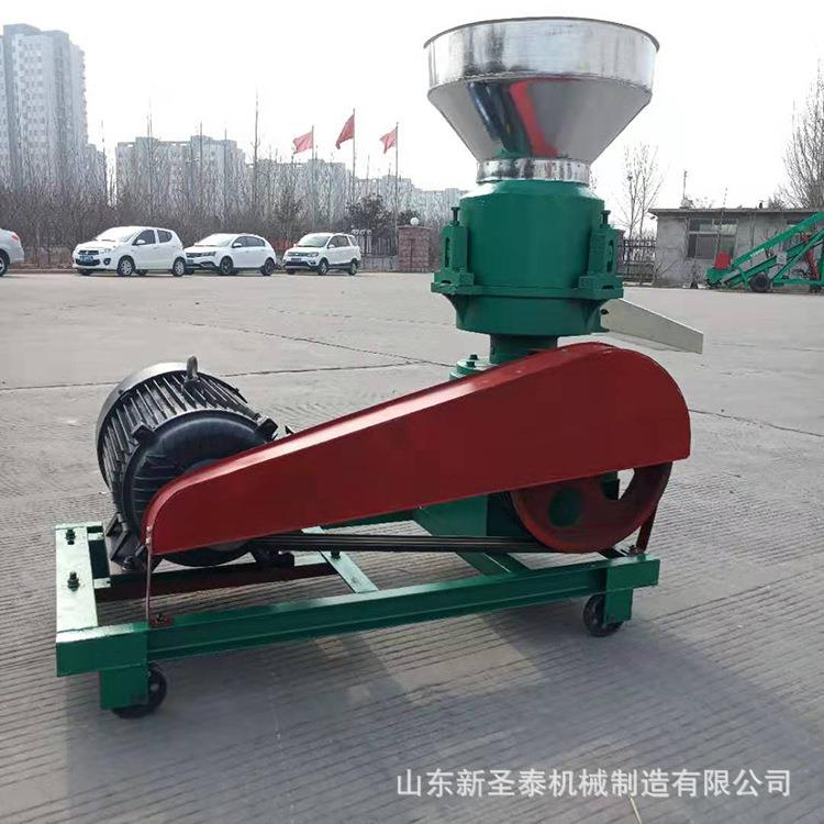 鸡鸭养殖饲料颗粒机效果大产量饲料颗粒成型机营养丰富制粒机视频