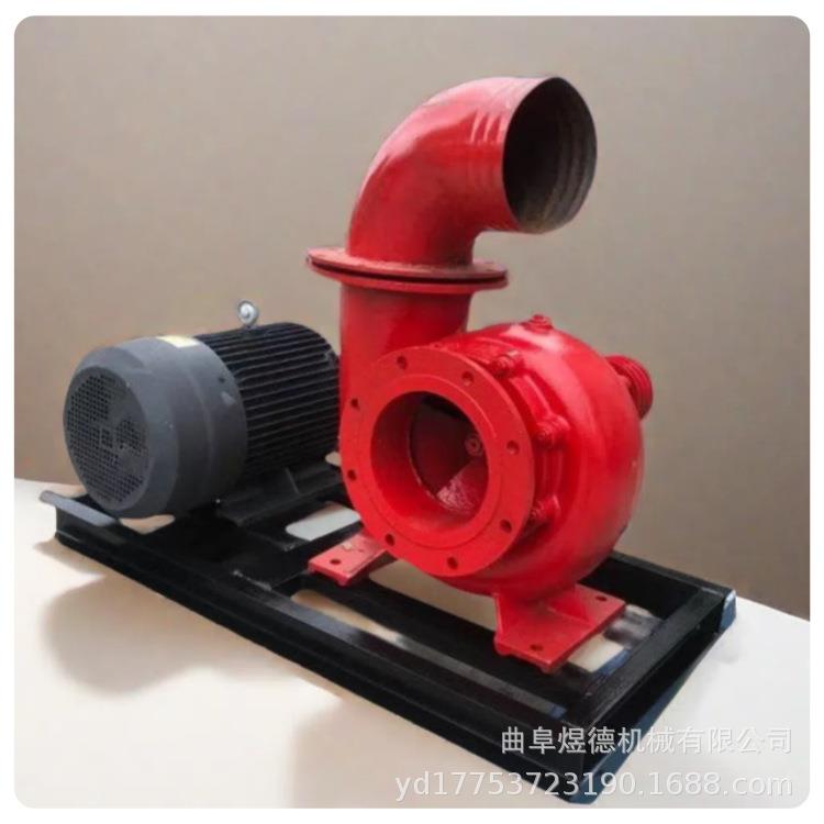 实地工厂离心泵农田灌溉泄洪排水柴油抽水泵电机压井泵