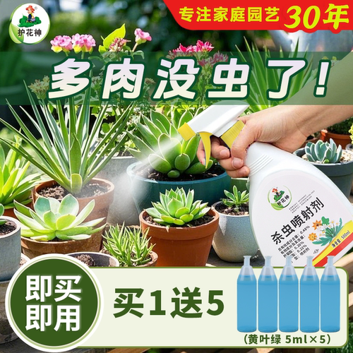 护花神免稀释直喷剂花卉多肉生石花仙人球盆栽杀虫剂白粉虱介壳虫