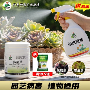 护花神多菌灵生根粉杀菌剂花卉植物多肉专用黑斑白粉月季花病虫害