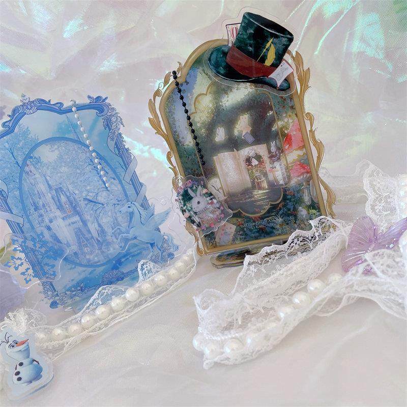 冰雪奇缘相框爱丽丝压克力插牌立牌相框3寸拍立得照片卡片展示架,模玩/动漫/周边/娃圈三坑/桌游,动漫徽章/立牌,淘宝优惠券,粉丝福利购,淘宝优惠卷