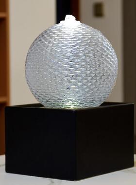 桌面流水喷泉玄关办公室装饰品摆件家居好物现代水景开业乔迁礼物