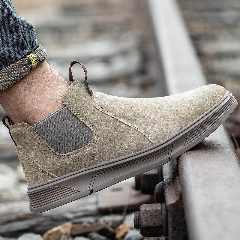 劳保鞋男款电焊工专用一脚蹬夏季防砸防刺穿四季款轻便防臭工作鞋,居家日用,防护鞋,淘宝优惠券,粉丝福利购,淘宝优惠卷