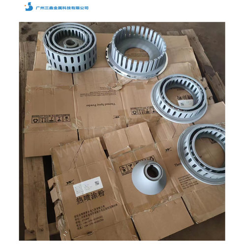 三鑫新能源锂电制粉设备转子、分极轮、螺旋超音速喷涂碳化钨涂层