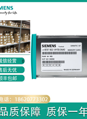 6ES7952-1AH00-0AA0 SIMATIC S7，RAM 存储卡6ES79521AH000AA0