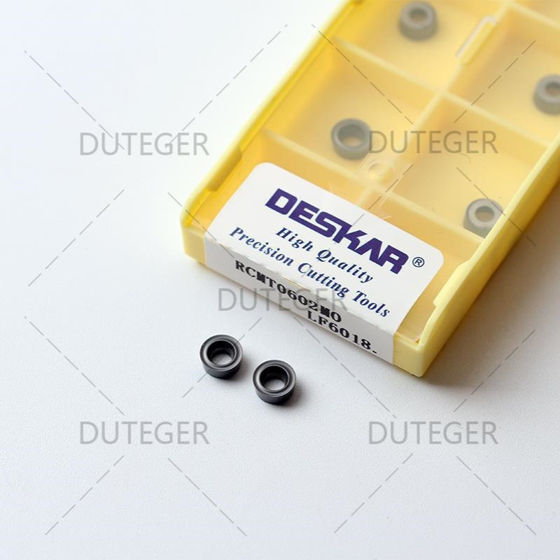 DESKAR戴斯卡R3圆弧铣刀片RCMT0602MOLF6018钢件不锈钢通用通用型