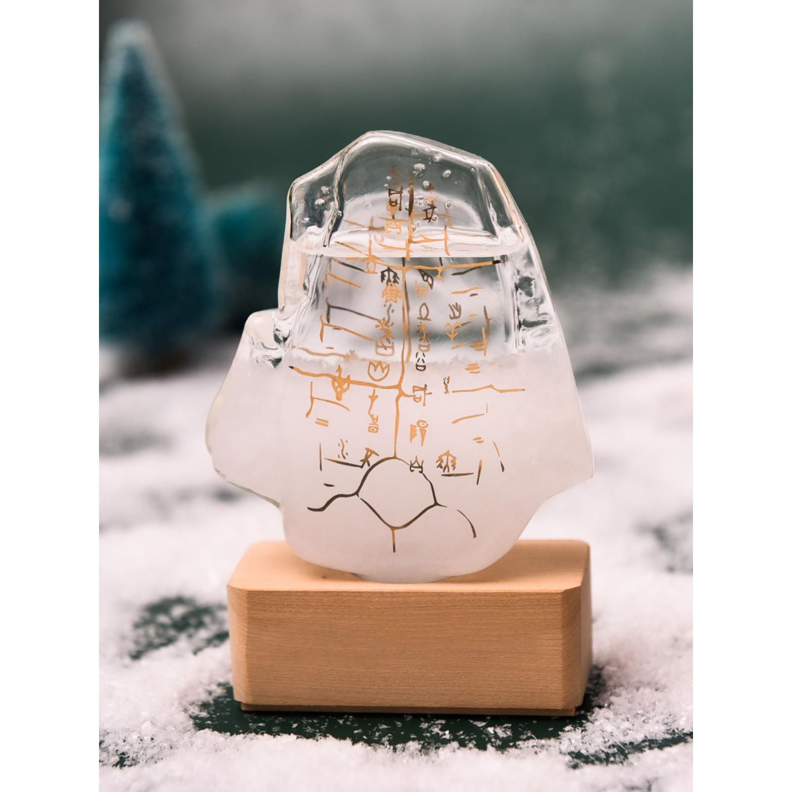 甲骨文天气瓶风暴瓶天气预报瓶小夜灯文创摆件毕业生日礼物女生