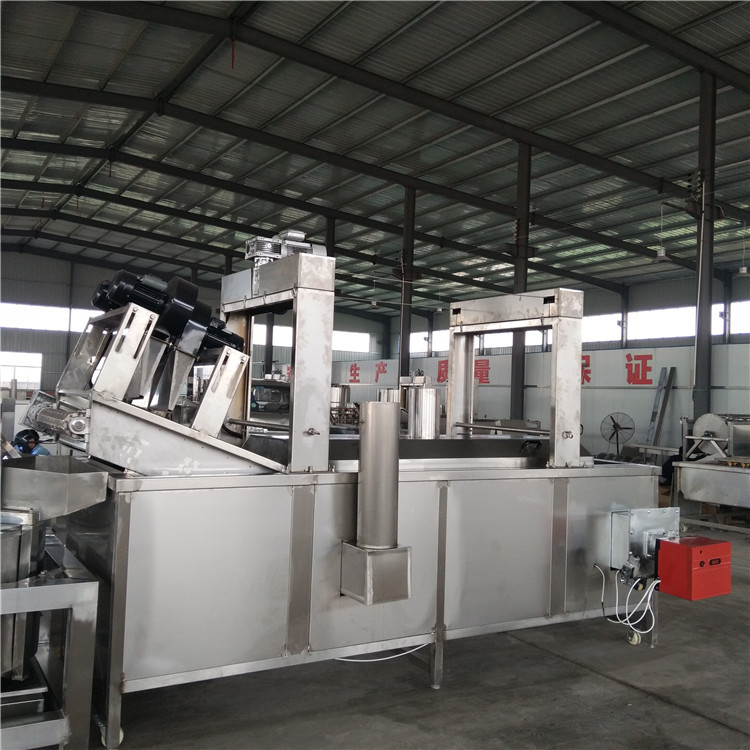 江米条电加热油炸锅 鱼豆腐全自动油炸机 麻辣鱼油炸成套设备