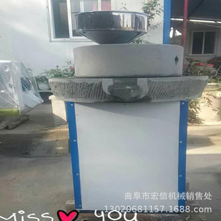 商用全自动豆浆米糊石磨机 老豆腐电动石磨机 花岗岩石石磨肠粉机