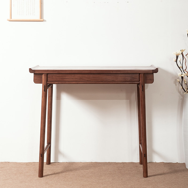 全实木供桌佛台家用神台供台现代风格简约新中式玄关X条案佛龛香